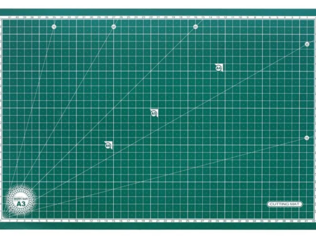 Cutting mat board A3 green For Sale