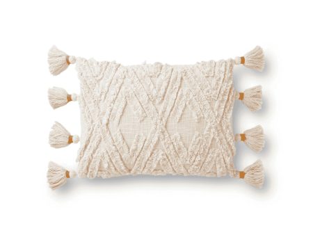 Handcrafted Cream & Gold Pillow in Various Sizes For Sale