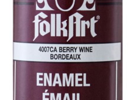 FolkArt Gloss Acrylic Paint (Berry Wine) Supply