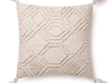 Ivory Pillow with Tassels Supply