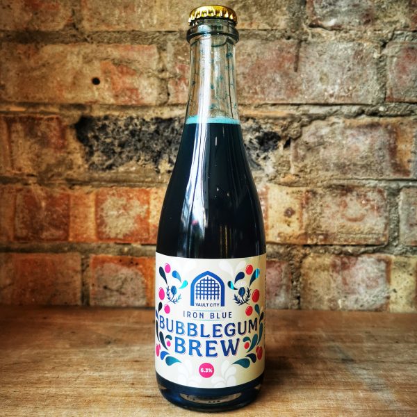 Vault City Iron Blue Bubblegum Brew 6.3% (375ml) Online now