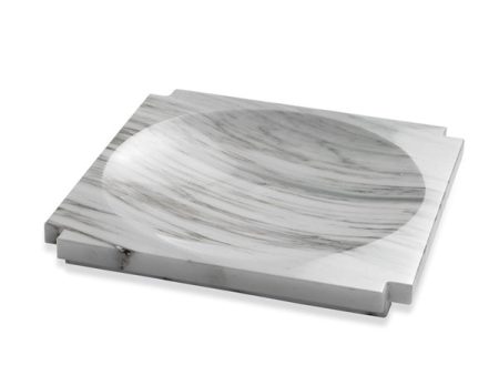 Haven Large Marble Candy Dish in Arabesca For Discount