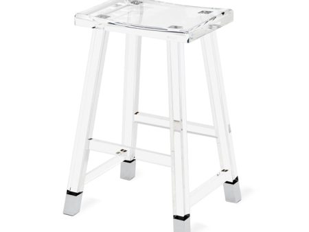 Reva Counter Stool - Nickel Online