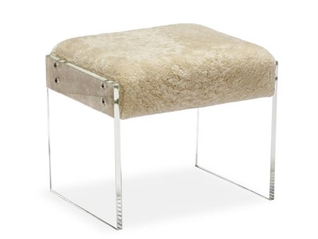 Aiden Shearling Stool on Sale