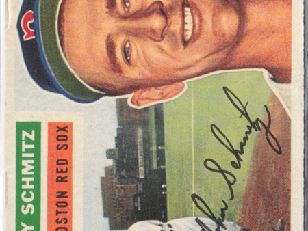 1956 Topps #298 Johnny Schmitz on Sale