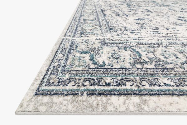 Joaquin Rug in Light Green & Blue by Loloi on Sale