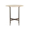 Arlington Lamp Table in Travertine For Discount