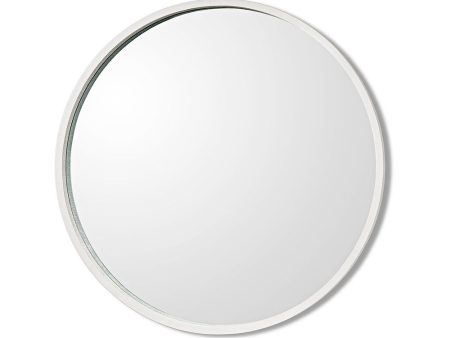 Como White Linen Mirror in Various Sizes Fashion