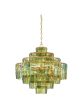 Sommelier Chandelier in Green design by Currey & Company Fashion