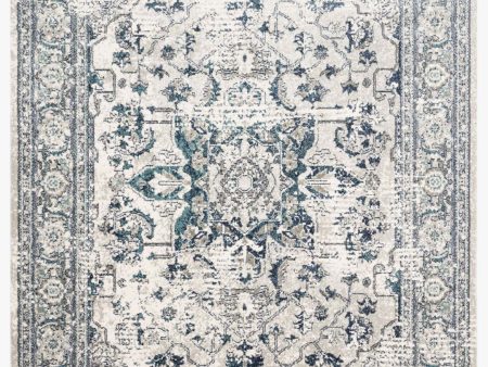 Joaquin Rug in Light Green & Blue by Loloi on Sale