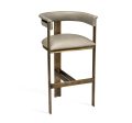 Darcy Bar Stool - Taupe Leather Online Hot Sale