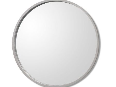 Como Grey Linen Mirror in Various Sizes Cheap