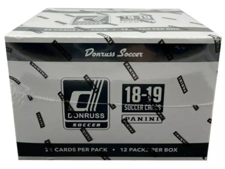 2018-19 Panini Donruss Soccer Jumbo Value Pack Case Online Sale