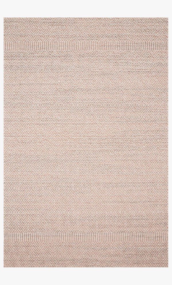 Cole Indoor Outdoor Rug in Blush & Ivory by Loloi Online now