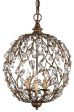 Crystal Bud Sphere Chandelier design by Currey & Company Discount