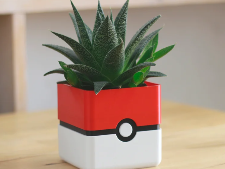 Pokemon Cubed Pokeball Planter Online now