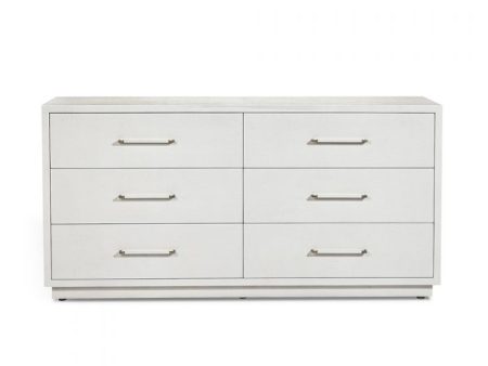 Taylor 6 Drawer Chest in White Fashion