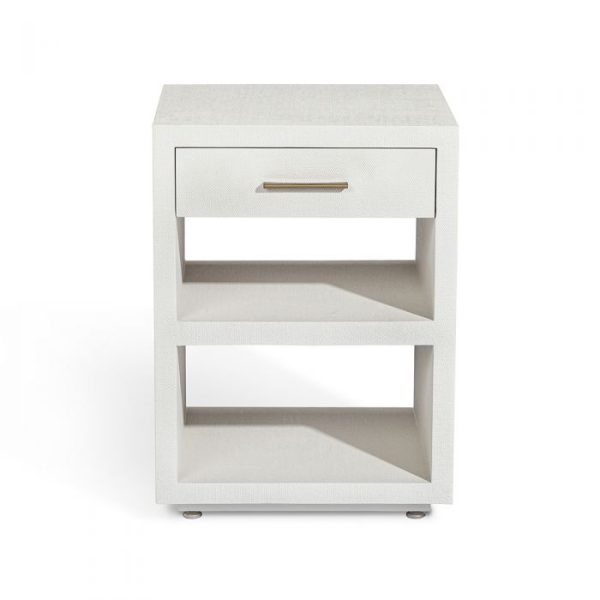 Livia Small Bedside Chest in White Sale