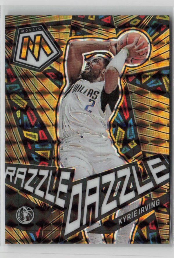 2022 Panini Mosaic Kyrie Irving Razzle Dazzle #8 Online