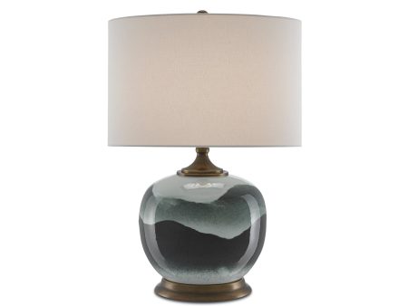 Boreal Table Lamp in Green design by Currey & Company For Discount