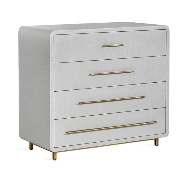 Alma Chest in Light Grey Hot on Sale