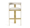 Darcy Bar Stool - Cream Leather Fashion