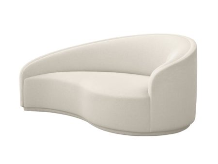 Dana Right Chaise in Pearl For Cheap