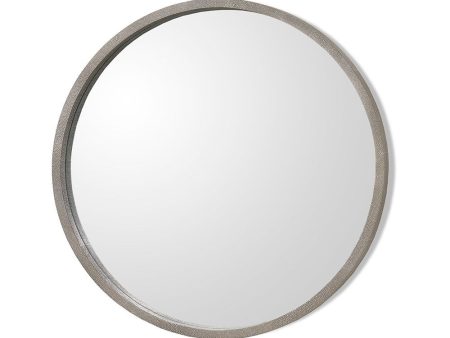 Como Grey Shagreen Mirror Online Hot Sale