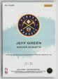 2022 Panini Court Kings Jeff Green 27 35 Impressionist Ink #27 Supply