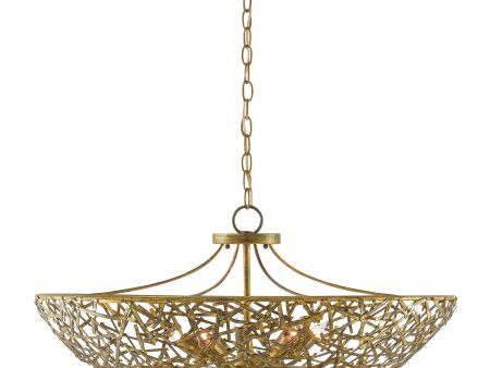 Confetti Bowl Chandelier design by Currey & Company For Cheap