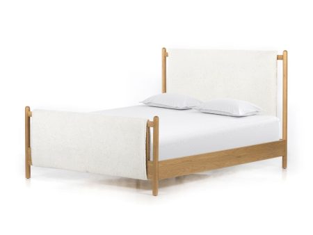 Bowen Bed in Sheepskin Natural Online Sale