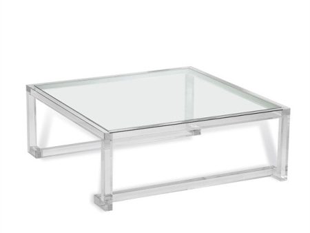 Ava Large Square Cocktail Table Supply