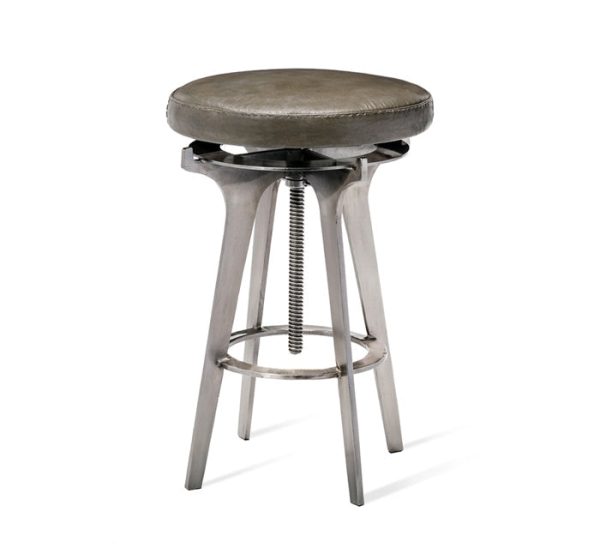 Colton Adjustable Stool - Silver Sale