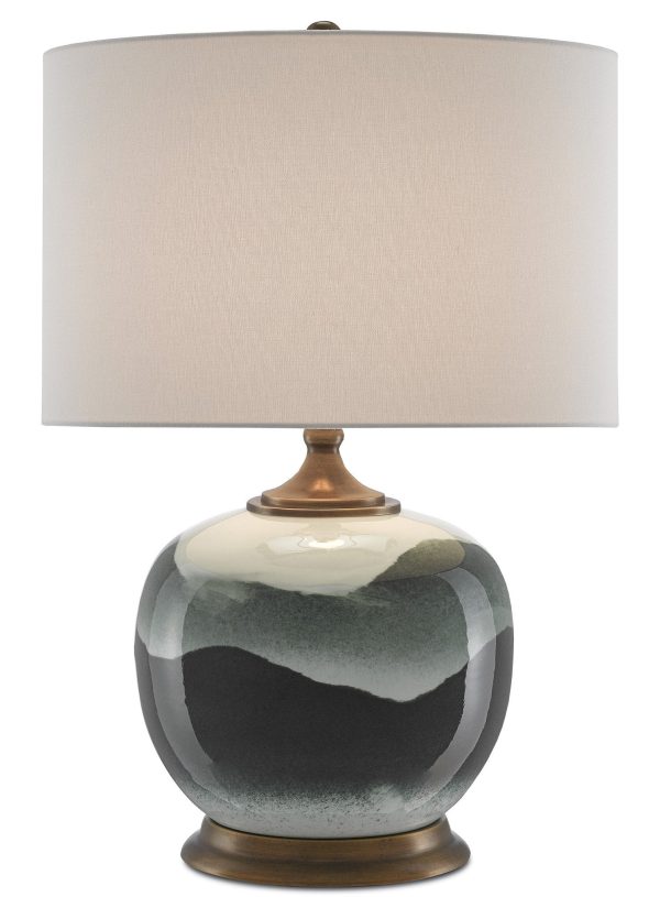 Boreal Table Lamp in Green design by Currey & Company For Discount