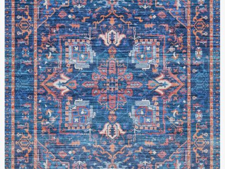 Cielo Rug in Blue & Multi For Sale