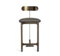 Hollis Counter Stool in Grey & Bronze For Cheap