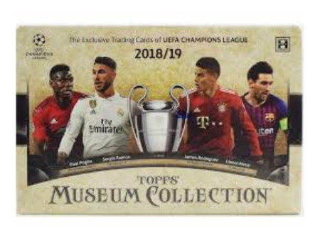 2018 19 Topps Musem Collection UEFA Soccer Sealed Hobby Box Online now