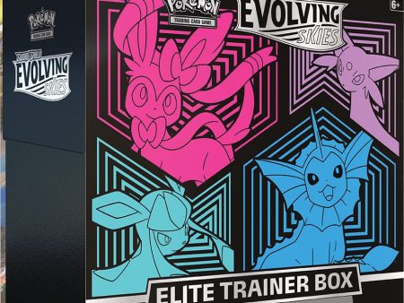 Evolving Skies Elite Trainer Box [Glaceon Vaporeon Sylveon Espeon] Supply