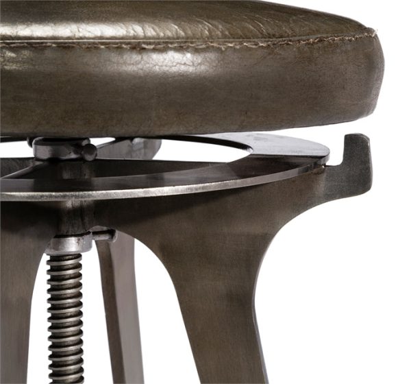 Colton Adjustable Stool - Silver Sale