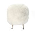 Antonia Stool - Ivory Sheepskin Online Sale