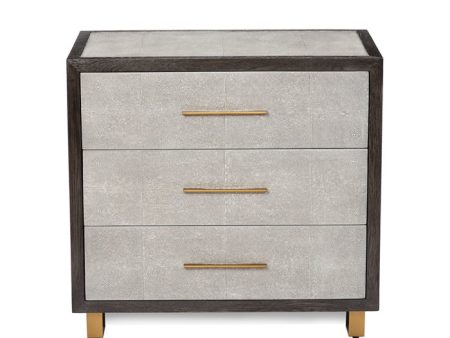 Maia Bedside Chest in Grey Supply