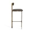 Hollis Bar Stool in Grey & Bronze Fashion