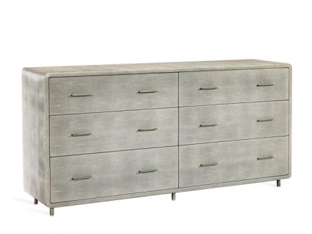 Calypso 6 Drawer Chest in Grey Fashion