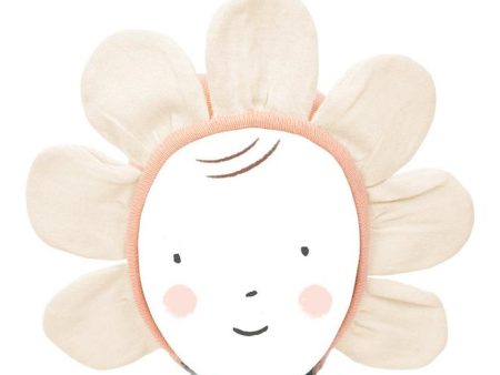 Peach Daisy Baby Bonnet For Cheap