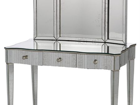 Gilda Vanity Mirror design by Currey & Company For Sale