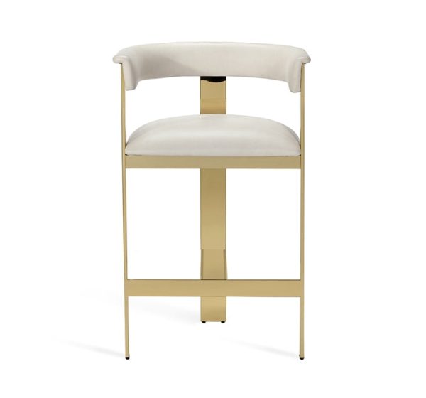 Darcy Counter Stool - Cream Leather Fashion