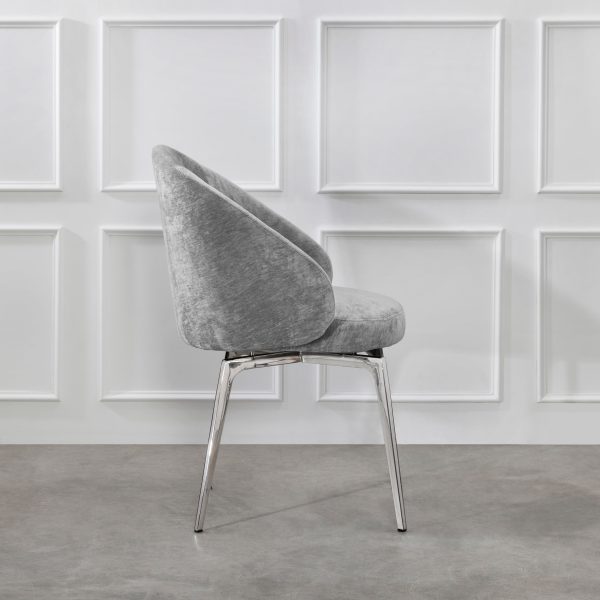 Amara Dining Chair in Grey Hot on Sale