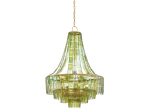 Vintner Chandelier in Green design by Currey & Company Online Hot Sale