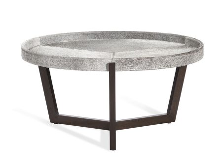 Ansley Cocktail Table in Hide Fashion