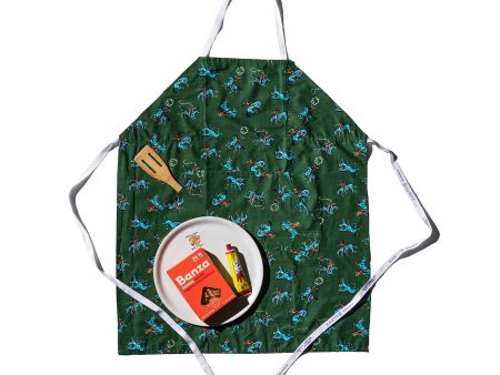 Hand Printed Cowboy Adult Apron Sale